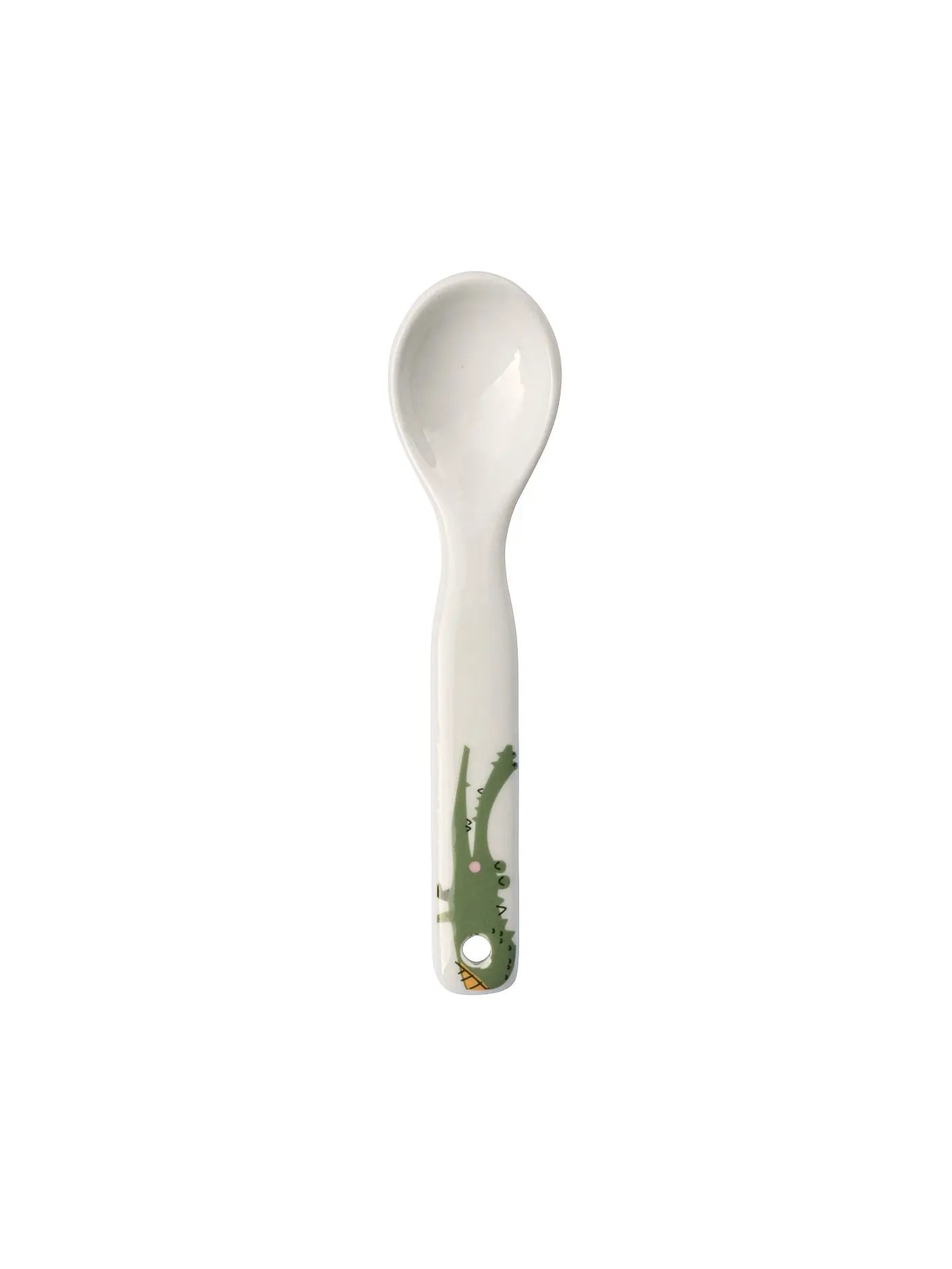 ASA SELECTION | Kinder Porzellanset 5-tlg. "Flamingo" | grün